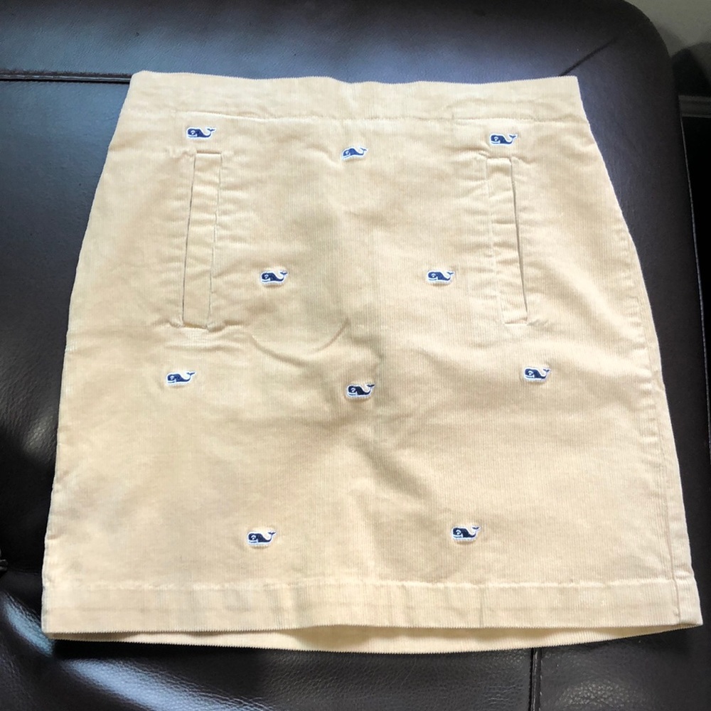 Vineyard Vines Khaki Corduroy Skirt